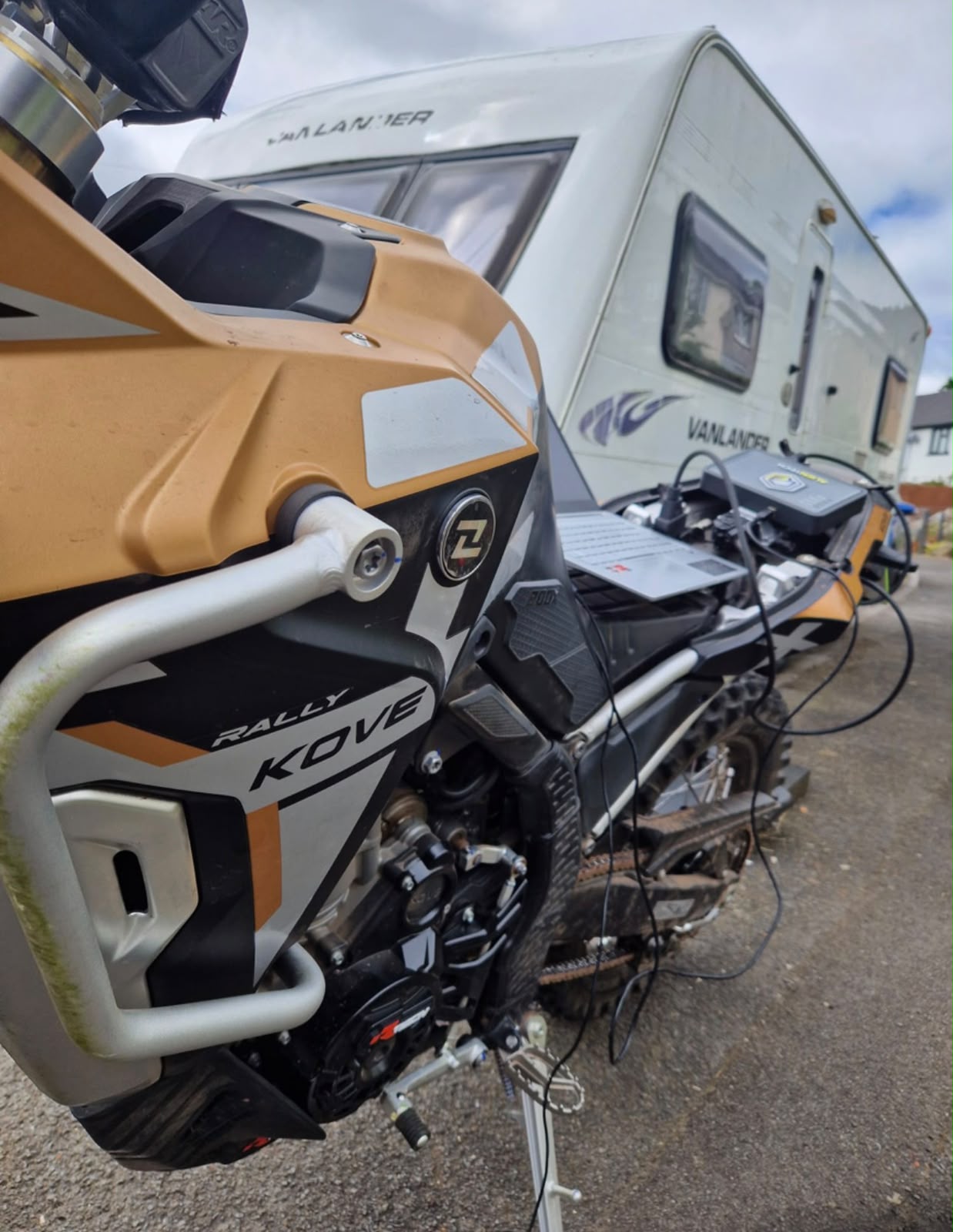 Kove Rally motorbike ECU tuning in South Wales
